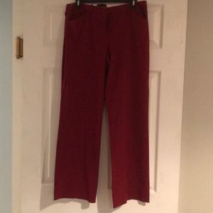 The Limited maroon dress pants size 8 short